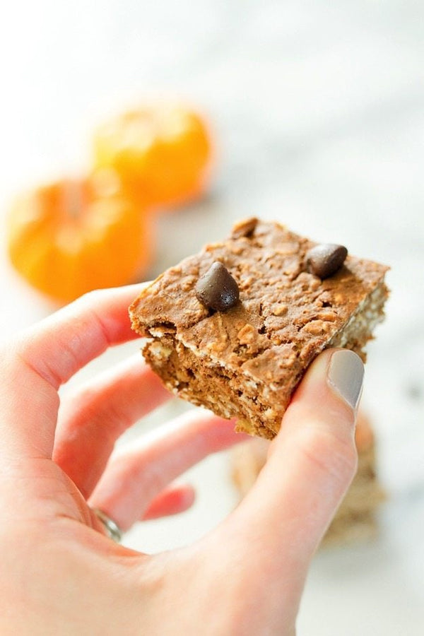 Pumpkin Protein Bars 🎃