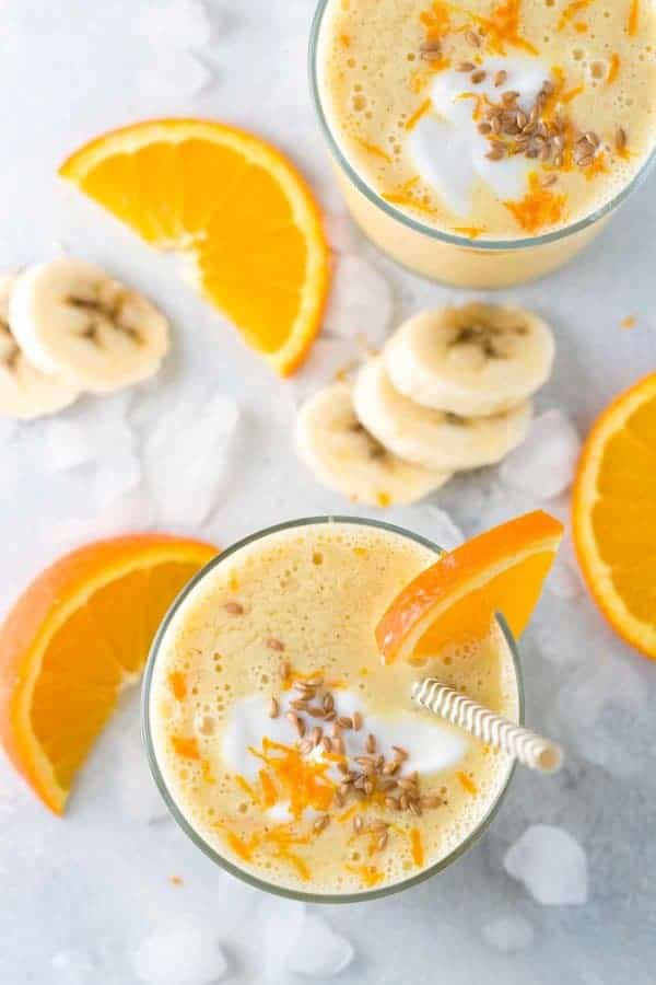 Orange Protein Smoothie 🍊