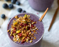 Blueberry Zucchini Protein Smoothie